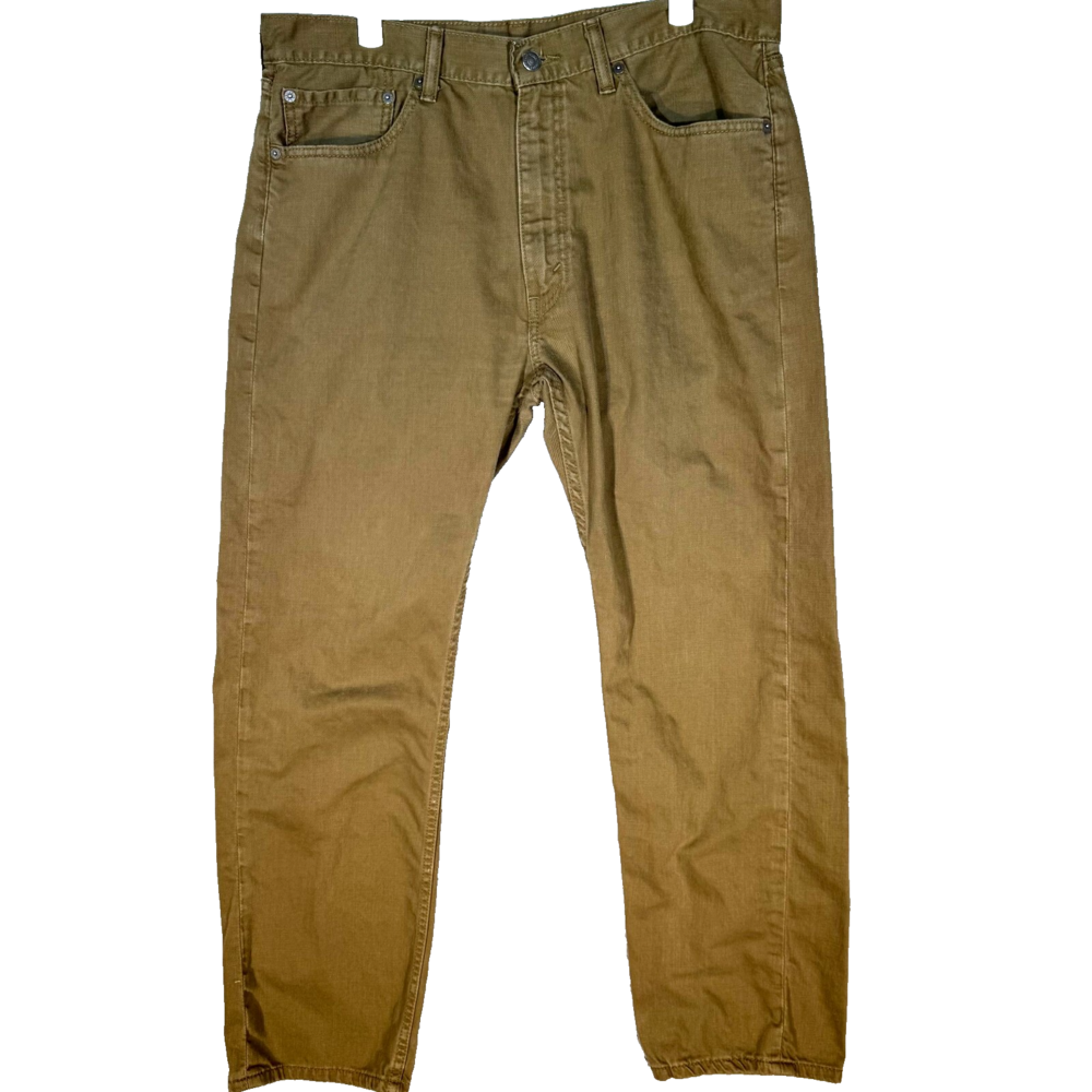 Levi's 505 Men's Jeans 36x30 Brown Regular Fit Straight Leg 100% Cotton